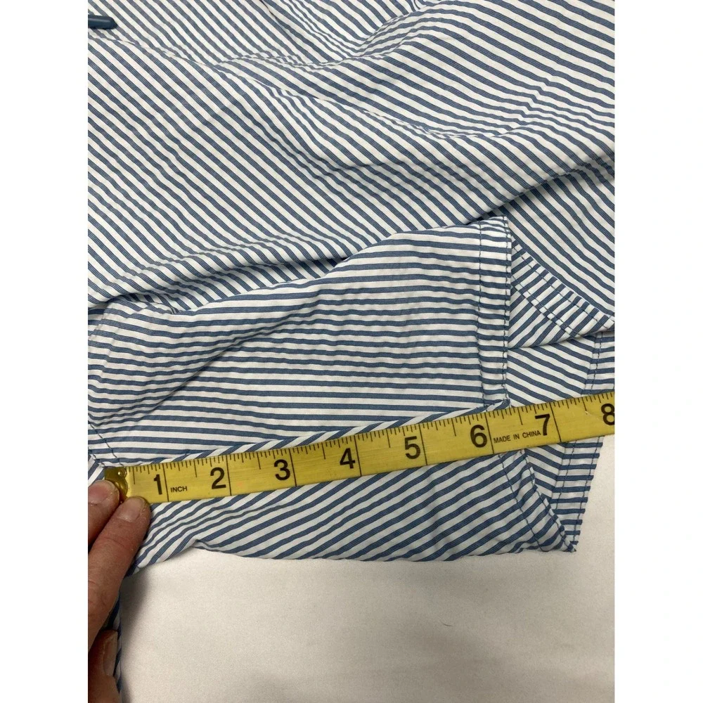 Laguna Swim Trunks Men's‎ XL Blue White Striped Lined Drawstring Shorts NWT